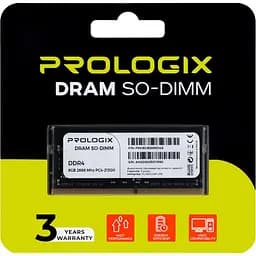 Модуль пам'яті ProLogix DDR4 8GB SO-DIMM 2666MHz (PRO8GB2666D4S) - мініатюра 4