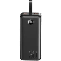 Внешний аккумулятор XO PR240 30000 mAh 20W Портативная батарея - зарядное черное