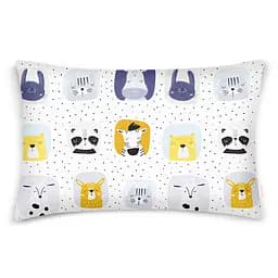 Дитяча постільна білизна в ліжечко ANIMALS CS6, сірий (AnimalsColorGrey_Honey110x160_140) - мініатюра 3