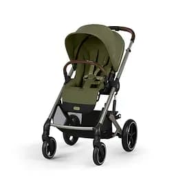 Коляска Cybex Balios S Lux TPE Moss Green з бампером  + Люлька Cybex Balios S Lux Moss Green  - мініатюра 2