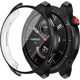 Захисний чохол Tamister для смартгодинника Amazfit Balance з плівкою чорний