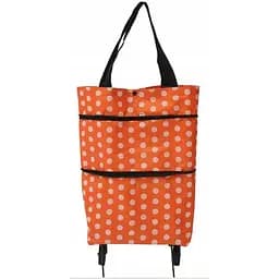 Сумка тележка складная для покупок на колесах Nobrand 46х27х15 см sum0023845