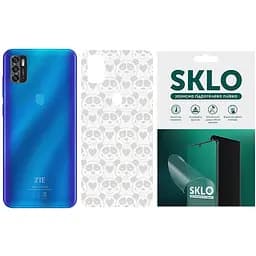 Защитная пленка SKLO Back тыл Transp. для ZTE Blade A3 2019 Прозрачный / Панды