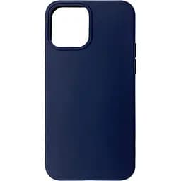 Чохол-накладка Molan Cano Silicone SF Jelly Mixxi для Apple iPhone 12 Pro Max (dark blue) - мініатюра 4