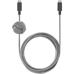 Кабель USB-C to USB-C Native Union Anchor Cable Pro 240W Zebra 3 м (ACABLE-C-ZEB-NP)