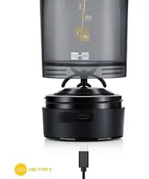 Шейкер спортивний електричний VOLTRX Gallium 600 мл Tritan Yellow (Gallium_Yellow) - мініатюра 7