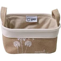Корзина текстильная с ручками Handy Home Fly, 28х18х14 см, бежевый (NEW-04)
