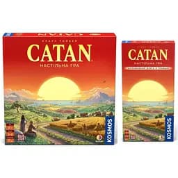 Настольная игра Rozum Катан. Настольная игра + Дополнение для 5-6 игроков (укр.) (R100UA+1)