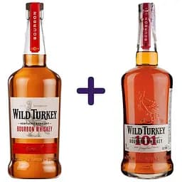 Набор: віскі Wild Turkey 40.5% 0.7 л + віскі Wild Turkey 101, 50.5% 0.7 л
