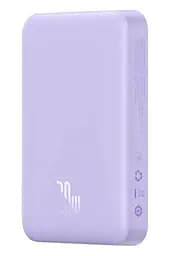 Бездротовий портативний акумулятор - зарядний Baseus Magnetic Mini 20 W 10000 mAh (PPCX110205) фіолетовий - мініатюра 2