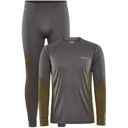 Комплект термобілизни Craft Core Dry Baselayer Set Man Grey S (1068-1909707 S 985636)