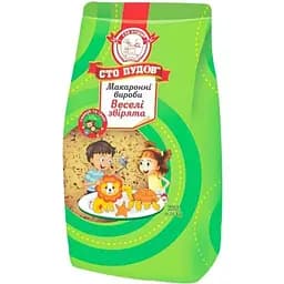 Вироби макаронні Сто пудів Веселі звірята, 250 г