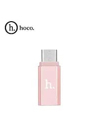Перехідник Hoco Micro-Type-C Rose Gold - мініатюра 5