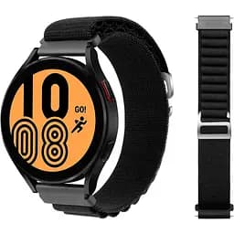 Браслет Huawei Watch GT2GT3 42mm - чорний Watchbands NormalCloth Wave ширина кріплення 20мм нейлоновий (W25-7WB73435906)