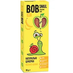 Фруктовые яблочно-банановые конфеты Bob Snail 30 г