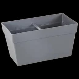 Горщик для квітів Serinova балконний Yali, 6.5 л, антрацитовий (YB01-Antrasit)