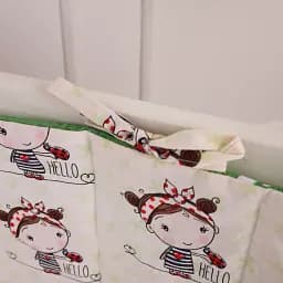 Суцільний борт в ліжечко MirSon Kids Time 20-0031 Ladybug 30х180 см (2200009664700) - мініатюра 2