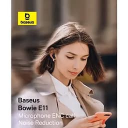 Бездротові навушники Baseus Bowie E11 True Wireless Earphones Cluster Black (A00053500113-Z1) - мініатюра 7