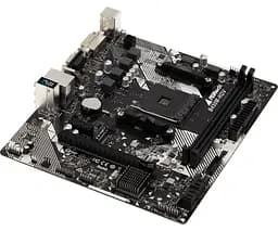Материнська плата AsRock B450M-HDV R4.0 (B450M-HDV R4.0) (Socket AM4, AMD B450, Micro-ATX) - мініатюра 3