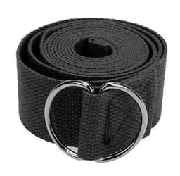 Ремінь для йоги PowerPlay PP_4409 183*3.8 см Чорний (PP_4409_Black) - мініатюра 4
