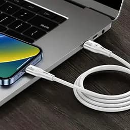 Кабель Proove Soft Silicone USB-C to Lightning 27W 1m White (CCSO27002102) [130631] - мініатюра 6