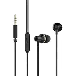 Навушники провідні WK Wired Earphone Wi90 1.2 м чорні