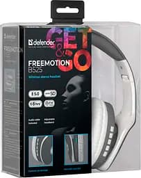 Гарнітура Defender FreeMotion B525 Gray + White, Bluetooth (63527) (6492205) - мініатюра 6