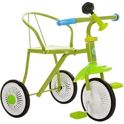 Детский трехколесный велосипед M 5335G Prof1 Kids с пластиковыми ободами резиновыми колесами и клаксоном