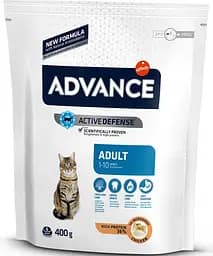 Сухий корм для котів Advance Cat Chicken & Rice Вага: 0.4 кг. з куркою та рисом для дорослих котів та кішок