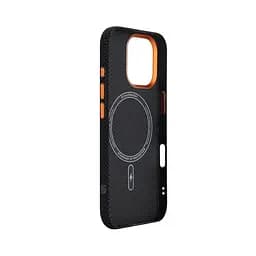 Карбоновый чехол для Apple iPhone 17, LikeCarbon2 SE MagCase, черный, тонкий защитный чехол-панель из поликарбоната с магнитами N52, MagSafe, противоударный, совместим с беспроводной зарядкой, приподнятые края для защиты камеры, ArmorStandart (ARM89163) - мініатюра 4