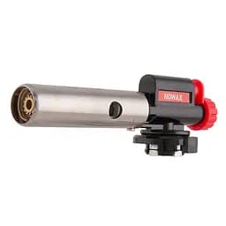 Газовий пальник Nowax на балон, сопло: Ø 22мм, довжина 80мм, керам. захист, об.360˚, мет. корпус(NX12380)