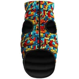 Курточка для собак Waudog Clothes малюнок "Блоки", XS25, В 37-40 см, С 24-27 см [CD]