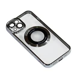 Магнітний чохол XON PhoneCase Magnetic для iPhone 13 (PCMC1113100G 8093) Сірий/Прозорий