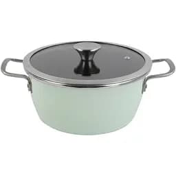 Кастрюля Vitrinor Nordic, с крышкой, мятная, 20 см, 2,5 л (1114810)