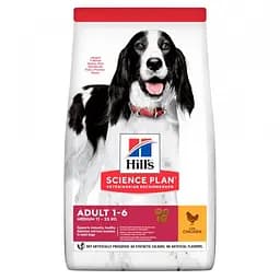 Сухой корм для собак средних пород с курицей Hills SP Canine Adult Advanced Fitness Medium 14 кг 604354