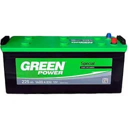 Акумулятор Green Power 6СТ-225Ah (+/-) Аз 1400A (EN)