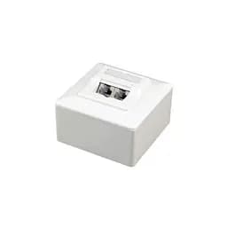 Комп'ютерна розетка RJ45x2 FTP cat.6 Cablexpert (MWS-2S6-01) - мініатюра 1