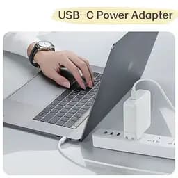 Блок живлення USB Type-C 118W для ноутбука (Білий) - мініатюра 3