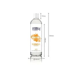 Змазка на водній основі BTB Flavored Mango (250 мл). Аромат та смак манго для солодких інтимних ігор - мініатюра 5