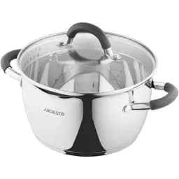 ARDESTO Кастрюля Gemini, стеклянная крышка, 3.2 л, нержавеющая сталь