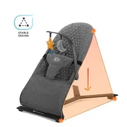 Крісло-гойдалка Kinderkraft Mimi Grey (5902533918355) - мініатюра 11
