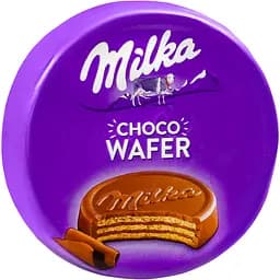 Вафлі Milka з начинкою какао в молочному шоколаді, 30 г (832868)