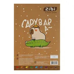 Папір кольоровий ZiBi Kids Line Capybara А4, 18 аркушів 9 кольорів (ZB.1900-18) - мініатюра 2