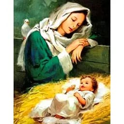 Алмазна вишивка Josef Otten ікона Радісна подія мир на підрамнику 40x50 см (1612147721)