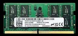 Оперативна пам'ять Micron 32GB SODIMM DDR5 4800MHz (MTC16C2085S1SC48BA1) Б/В