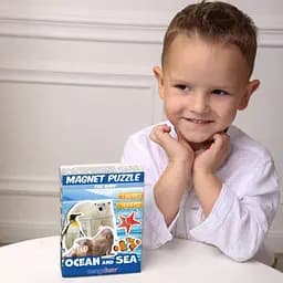 Набір магнітних пазлів Magdum Magnets puzzle for baby Оcean and Sea (ML4031-35 EN) - мініатюра 8