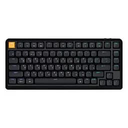 Клавіатура механічна J1 82Key, K pro Brown, WL/BT/USB-A, QMK, Hot-swap, EN/UKR, RGB, чорний Keychron teh0013905 - мініатюра 2