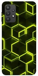 Чохол Demsky Neon hexagon для Samsung Galaxy A32 (A325F) 4G