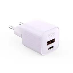 Сетевое зарядное устройство для XO L147(EU) PD20W 1USB-A+1USB-Charger Фиолетовый