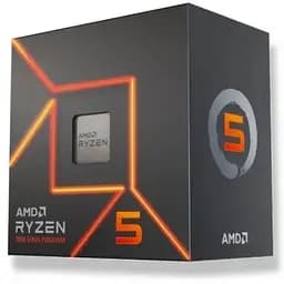 Процессор AMD AM5 Ryzen 5 7400 Tray + Cooler 6x3.3 ГГц Turbo Boost 4.3 ГГц Radeon Graphics L3 16Мб Zen 4 Raphael 5 нм